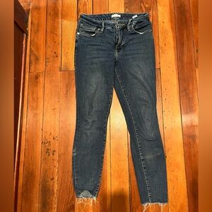 Good American Dark Blue Ankle Jeans